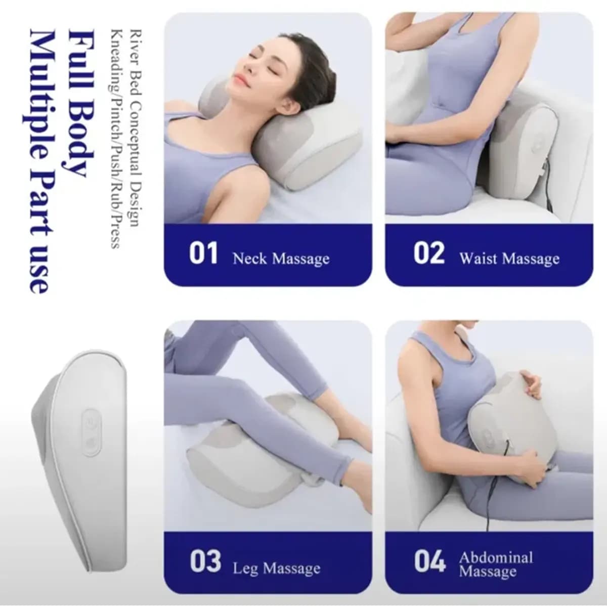 ماساژور بالشی کمر و گردن ام دی اچ ال مدل MD-9826 — تصویر ۵