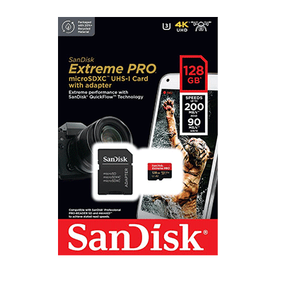 کارت حافظه سندیسک SanDisk 128GB Extreme PRO® microSD 200MB/s — تصویر ۲