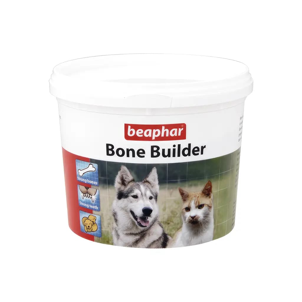 پودر مکمل تقویت استخوان و دندان سگ و گربه بیفار 500 گرم ا Beaphar Bone Builder 500gr