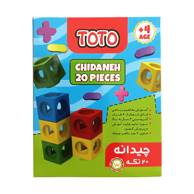 چیدانه 20 تکه توتو TOTO — تصویر ۲