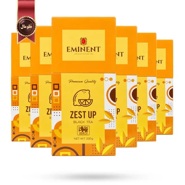 6 بسته چای امیننت Eminent مدل هیجان انگیز Zest Up وزن 250 گرم (اورجینال)