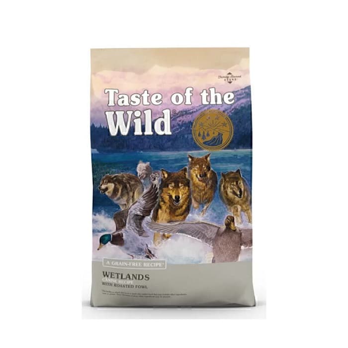 غذای خشک سگ تیست آف د وایلد با طعم گوشت غاز وحشی Taste Of The Wild Wetlands Canine Recipe Dog Food وزن 12.2 کیلوگرم