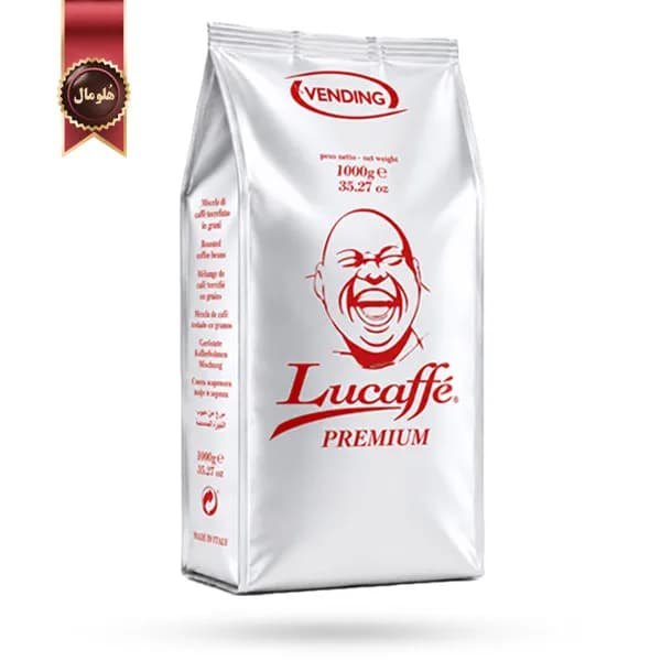 دانه قهوه لوکافه Lucaffe مدل وندینگ پریمیوم Vending Premium وزن یک کیلویی (اورجینال) — تصویر ۳