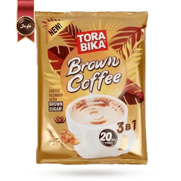 کافی میکس تورابیکا torabika مدل شکر قهوه ای brown coffee پک 20 ساشه ای (اورجینال)