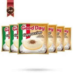 6 بسته کاپوچینو گوددی Good day پک 30 ساشه ای (اورجینال)