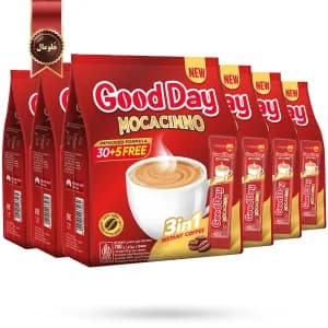 6 بسته کافی میکس گوددی good day مدل موکاچینو mococinno پک 35 ساشه ای (اورجینال) — تصویر ۲