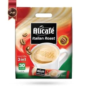 کافی میکس علی کافه Alicafe مدل رست ایتالیایی Italian Roast پک 30 ساشه ای (اورجینال)