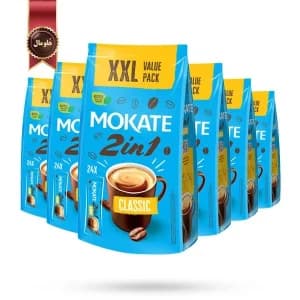 6 بسته کافی میکس موکاته mokate مدل کلاسیک 2 در 1 classic پک 24 ساشه ای (اورجینال) — تصویر ۲