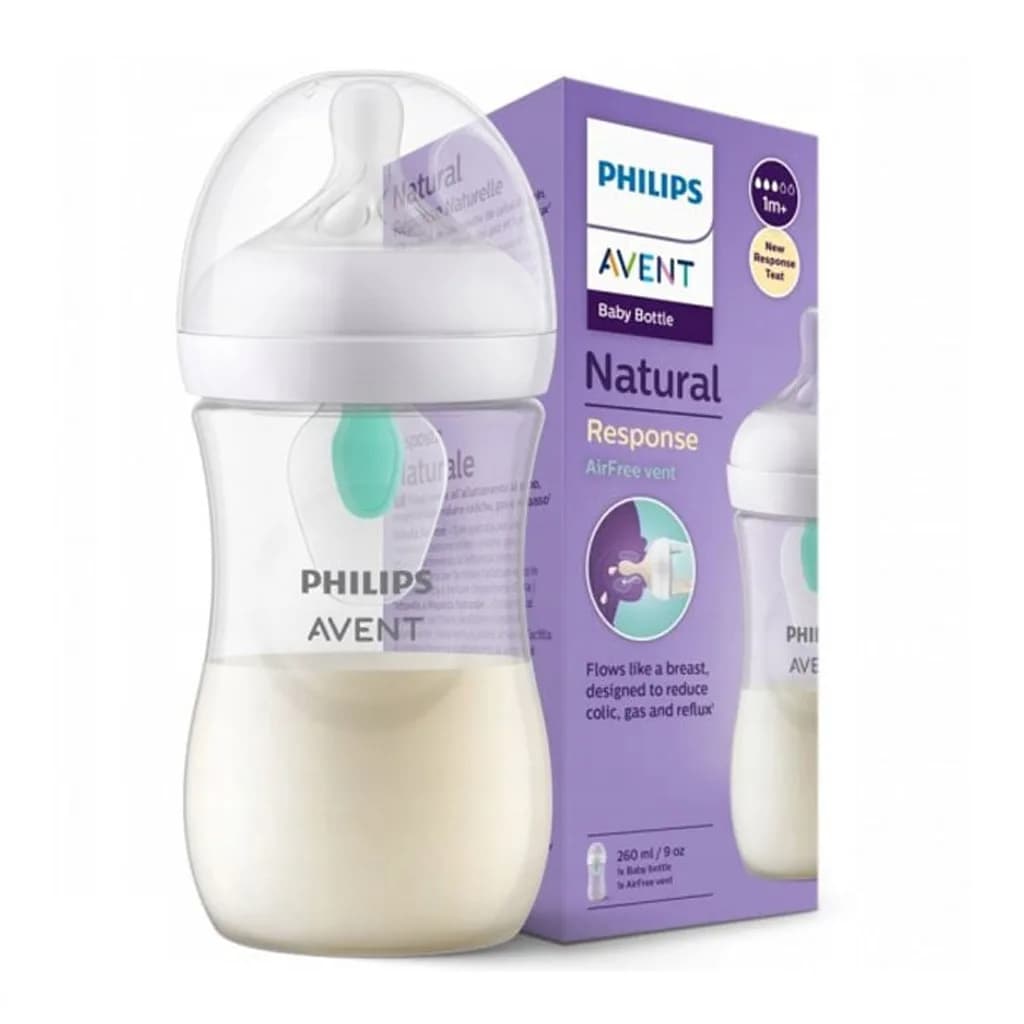 شیشه شیر 260 میل اونت Avent سوپاپدار ریسپانس Response — تصویر ۴