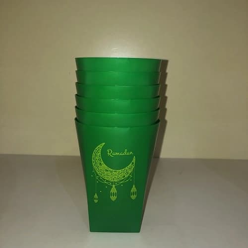لیوان یکبارمصرف اکسترا 220 سی سی طرح رمضان (6عددی)