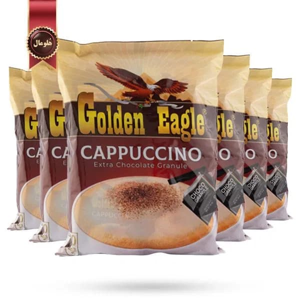 6 بسته کاپوچینو گلدن ایگل golden eagle cappuccino پک 20 ساشه ای (اورجینال) — تصویر ۲