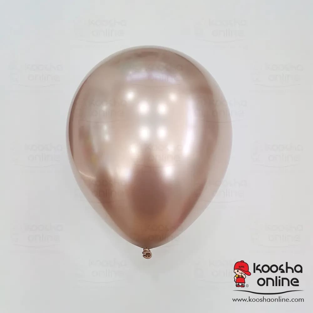 بادکنک لاتکس کروم رنگ بژ (بسته ۱۰عددی)