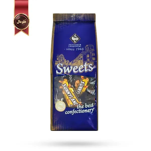 شکلات سوییتز ژیتومیر Zhytomyr Sweets مدل سانی لند Sunny Land یک کیلویی (اورجینال) — تصویر ۲