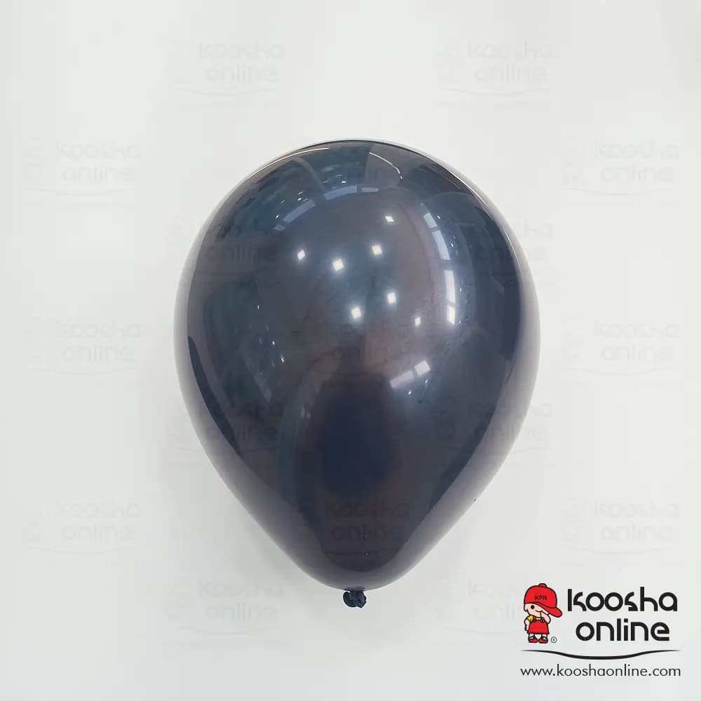 بادکنک لاتکس رنگ مشکی برند XY (بسته ۱۰عددی)