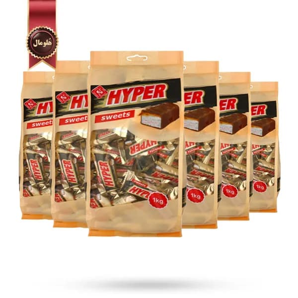 6 بسته شکلات‌ هایپر ژیتومیر Zhytomyr Hyper مدل ساده یک کیلویی (اورجینال) — تصویر ۲
