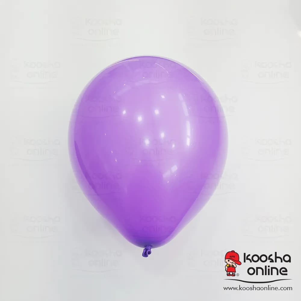 بادکنک لاتکس رنگ بنفش برند XY (بسته ۱۰عددی)