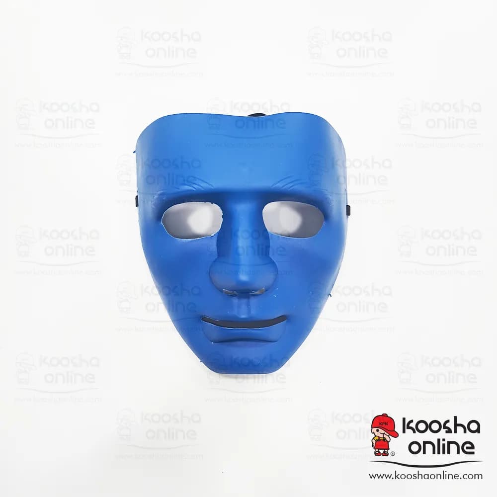 نقاب عروسکی پوکر فیس آبی poker face