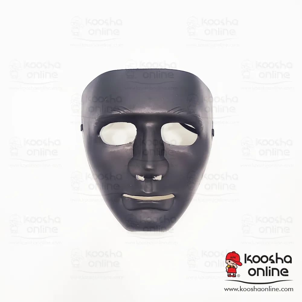 نقاب عروسکی پوکر فیس مشکی poker face — تصویر ۲