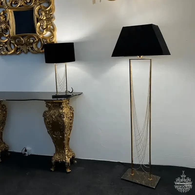 آباژور ایستاده مشکی کد L1089