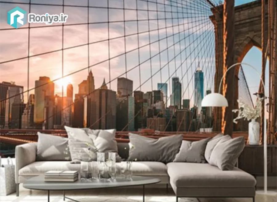 پوستر دیواری نیویورک طرح پل بروکلین