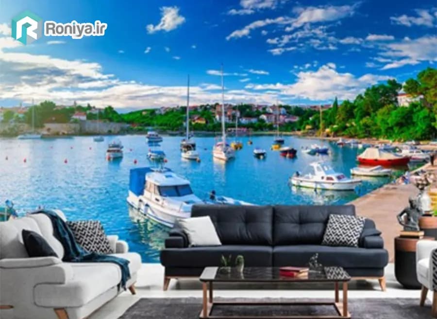 پوستر دیواری منظره ساحل کرواسی — تصویر ۳