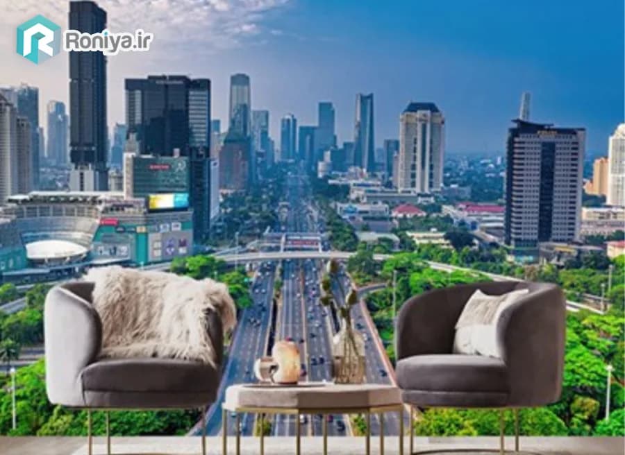 پوستر دیواری سه بعدی اندونزی