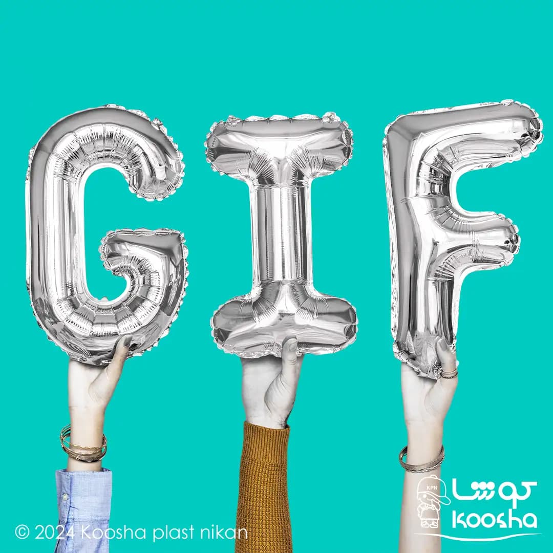 بادکنک فویلی حرف F — تصویر ۲