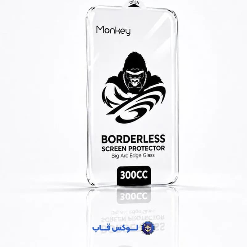 گلس شفاف بی حاشیه مانکی برای آیفون 17 پرو — تصویر ۳