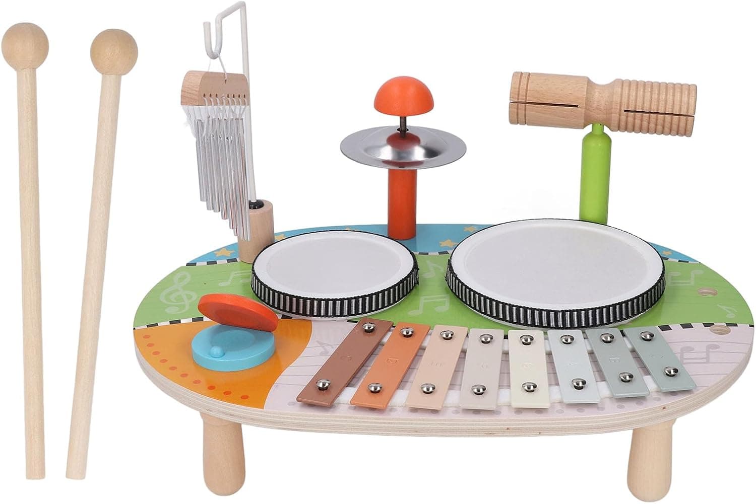میز موسیقی چوبی کودک مدل Music Table Make Up — تصویر ۳