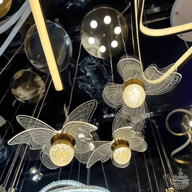 لوستر آویز مدرن کد M1040 — تصویر ۲