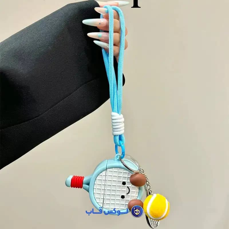 کاور محافظ ایرپاد پرو 2 اپل طرح راکت تنیس آبی — تصویر ۲