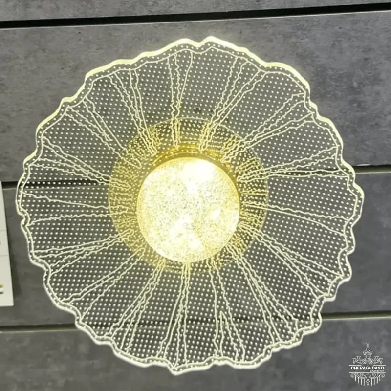 لوستر دیواری گلچین کد W1023