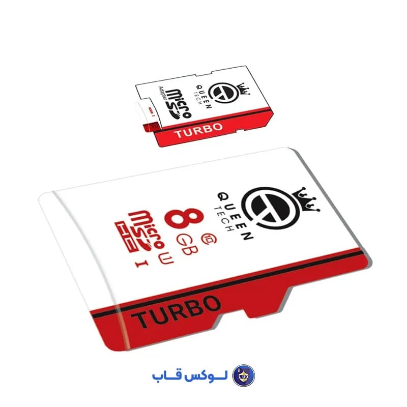 کارت حافظه MicroSDHC کوئین تک 8 گیگ مدل TURBO-667X — تصویر ۲