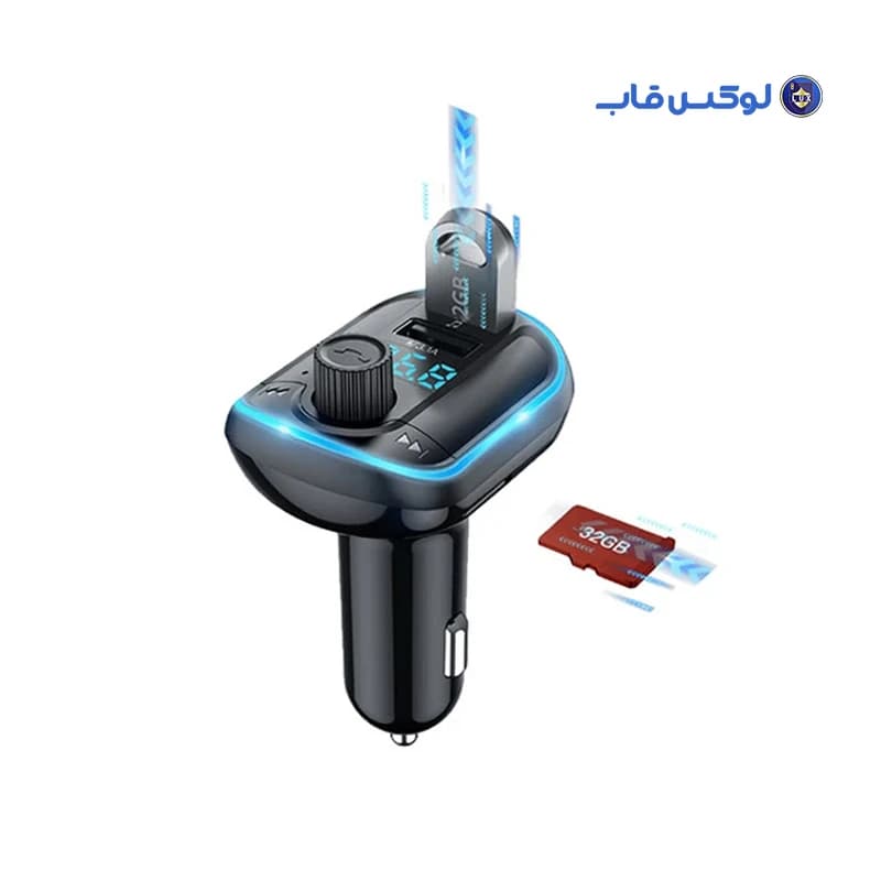 پخش‌کننده اف ام و شارژر فندکی YESIDO مدل Y44 — تصویر ۴