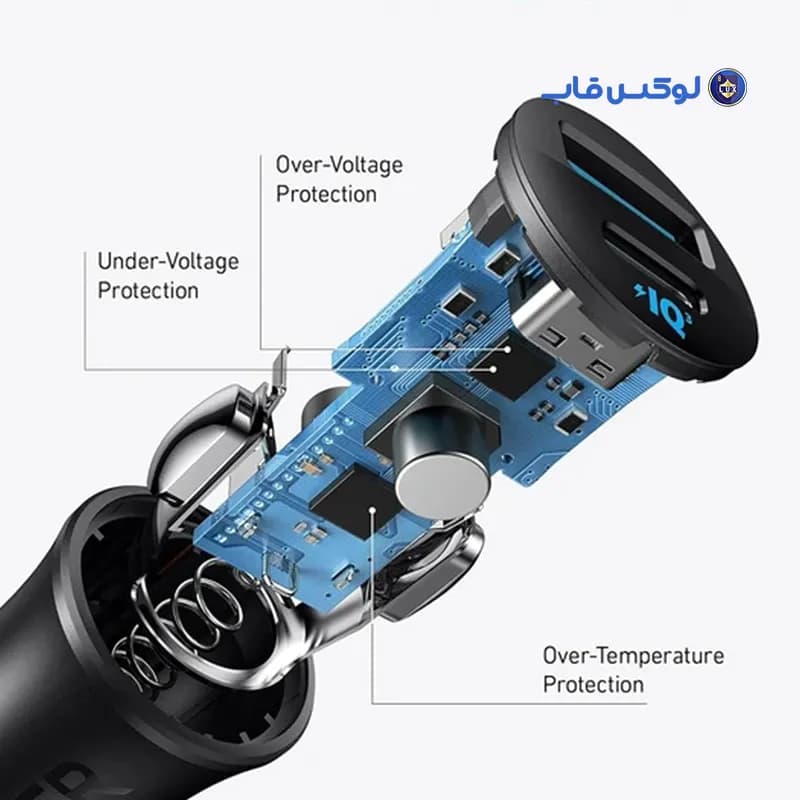 شارژر فندکی 30 وات ANKER مدل A2741H11 با گارانتی ایستا — تصویر ۲