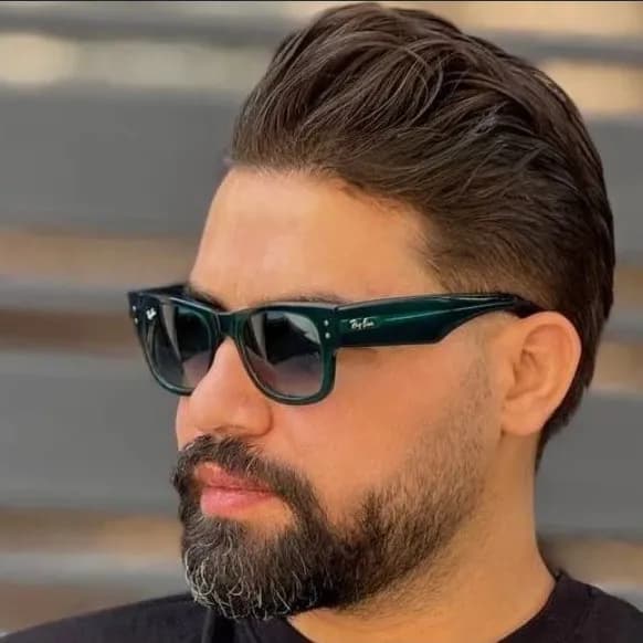 عینک آفتابی ری بن مدل ویفرر ریورس Ray-Ban RBR0502S با فریم کائوچویی و محافظت UV400 — تصویر ۱۰
