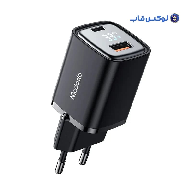 آداپتور 33 وات دو پورت فست شارژ Mcdodo مدل CH-1701 گارانتی متین — تصویر ۴