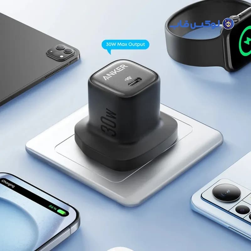 آداپتور 30 وات فست شارژ ANKER مدل Zolo A2698K21 گارانتی آسان سرویس — تصویر ۶