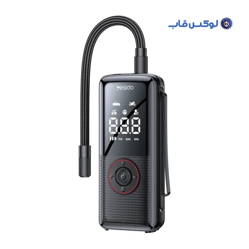 پمپ باد بی‌سیم YESIDO مدل VC17 — تصویر ۴