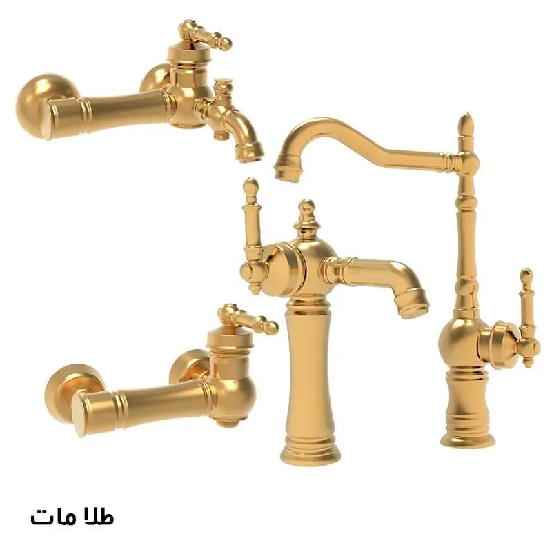شیرآلات تینا سری کامل طلایی — تصویر ۲