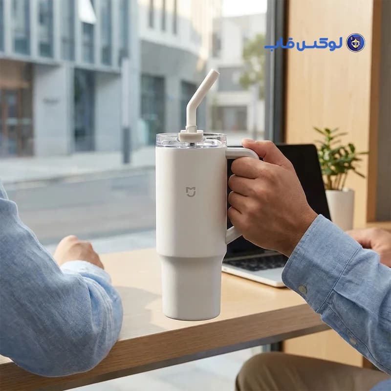 ماگ سفری میجیا مدل MJXGB01RM گنجایش 1 لیتر — تصویر ۳
