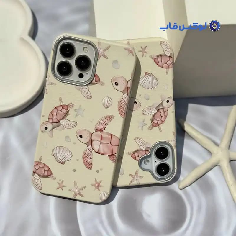 قاب Masa Pinky Sea Turtles برای موبایل iPhone 13/14 — تصویر ۲