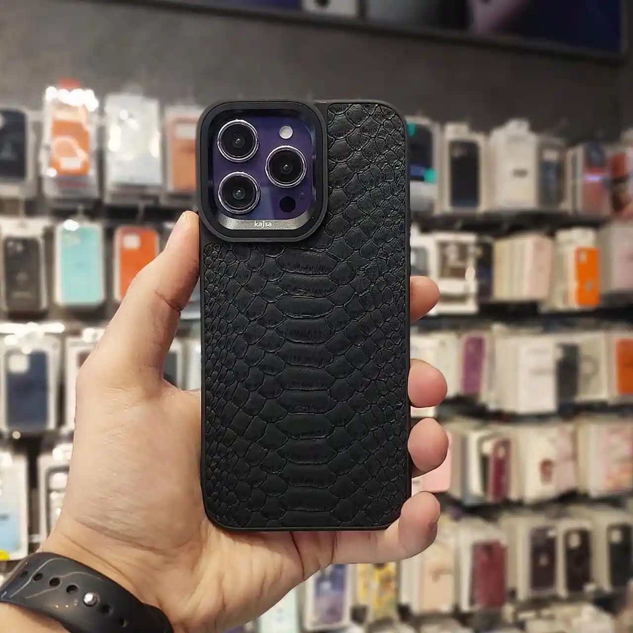 قاب Snake برند Kajsa برای موبایل IPhone 14 Promax — تصویر ۵