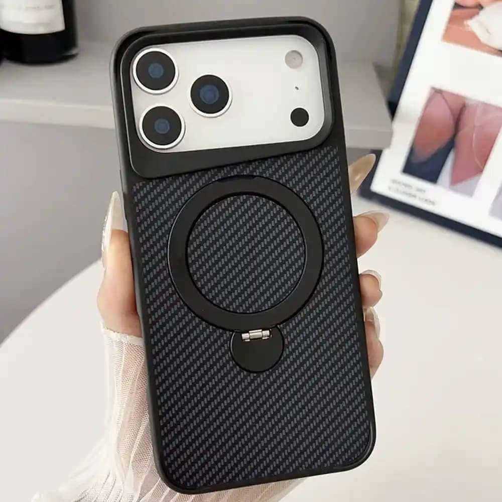 قاب Carbon Fiber استند دار برای IPhone 13/14