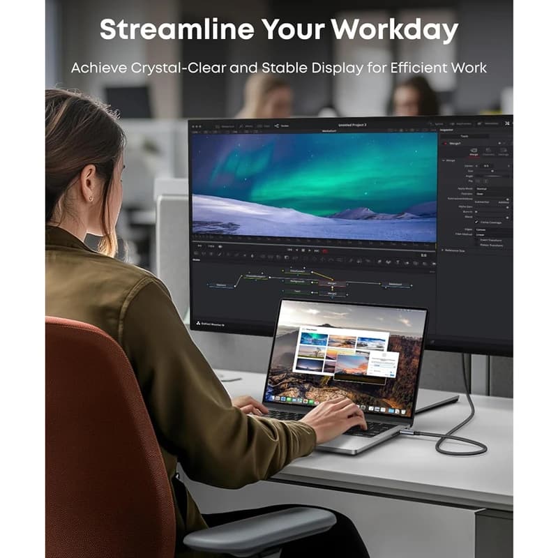 کابل تبدیل Nano A87E0 انکر USB-C به HDMI — تصویر ۱۰