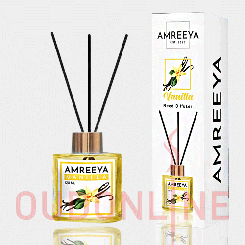 خوشبو کننده هوا آمریا Amreeya مدل وانیلا ( وانیل ) Vanilla حجم 120 میلی لیتر — تصویر ۳