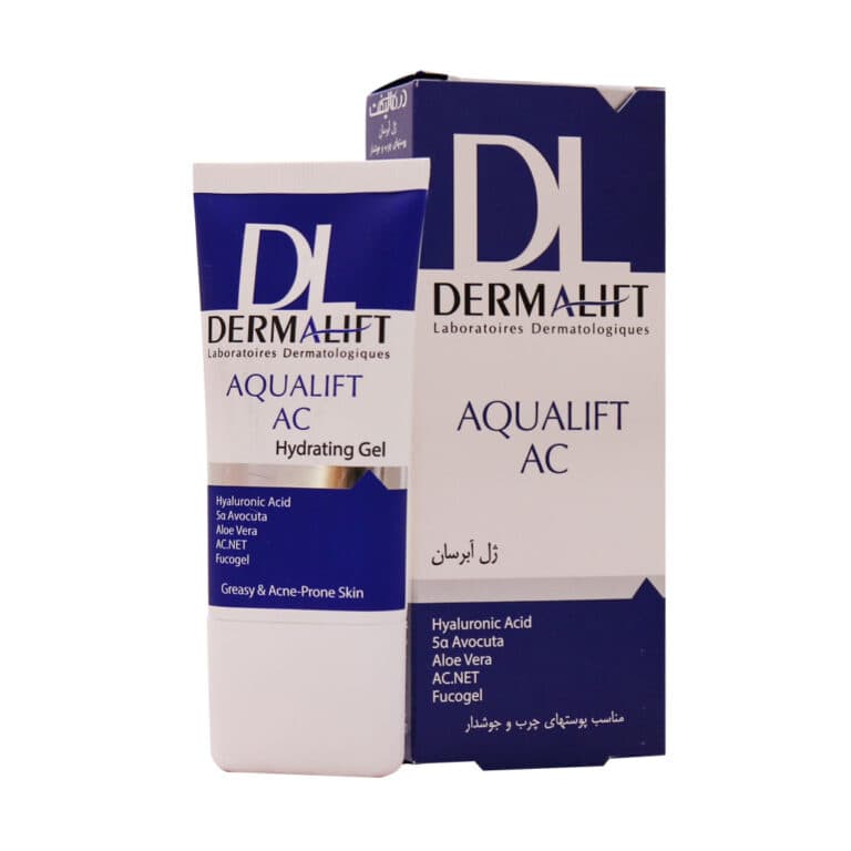 کرم ژل آبرسان درمالیفت مدل Aqualift مناسب پوست چرب — تصویر ۲