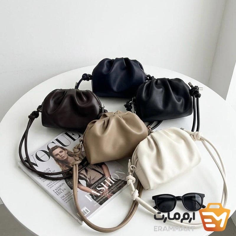 کیف چروک لونا کیفیت مستر | مینی بگ چروک زنانه شیک و ترند — تصویر ۶
