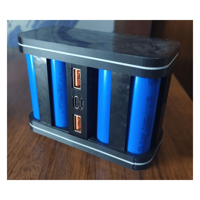 ماژول ساخت پاوربانک Fast Charge دارای Type-C و دو خروجی USB مدل LX-LBU2C — تصویر ۱۰