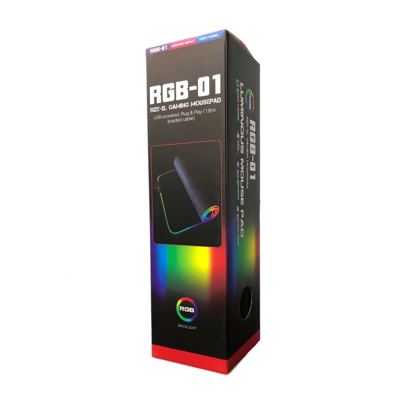 ماوس پد مخصوص بازی طرح نقشه مدل 30X80 RGB — تصویر ۱۲